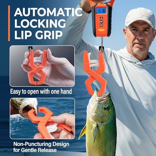 Fish Scale Floating Waterproof with Lip Grip, 110 lb Capacity Backlit LCD - Image 6