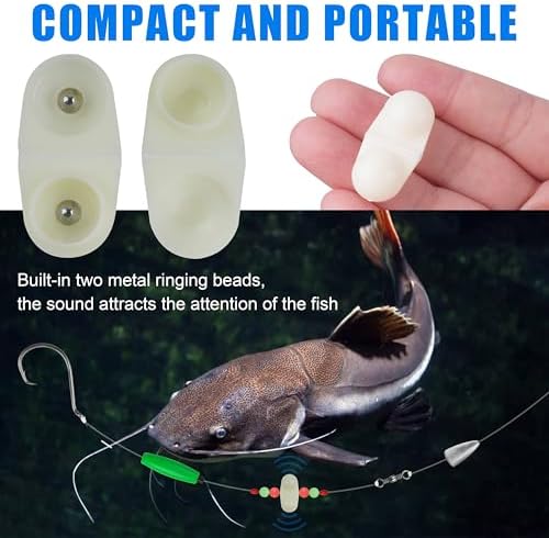 Catfishing Tackle Making Kit Catfish Surf Fishing Rig Fish Finder Santee Cooper Rigs with Peg Floats Circle Hooks Leader Rig Swivels Pyrmids Weights Sinker Slides - Image 2
