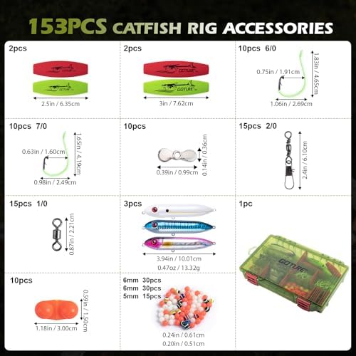 Goture Catfish Rig Making Kit,274pcs/300pcs Catfishing Tackle - Image 3