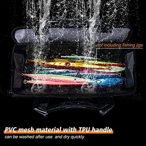 Goture Fishing Jig Bag, Portable Fishing Storage Tackle Lure Bag - Image 3