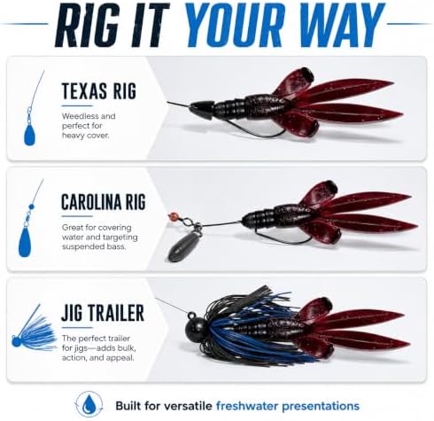 5.5" Creature Bait Soft Plastic Fishing Lures - Image 4
