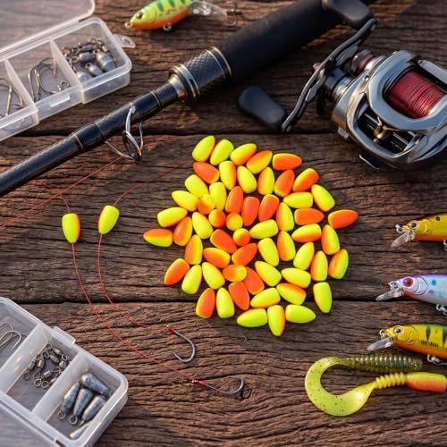 Skylety 60 Pcs Pompano rig Float Foam - Image 4