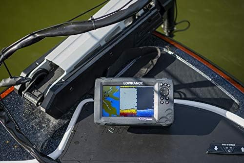 Lowrance HOOK Reveal 5 SplitShot - 5-inch Fish Finder with SplitShot Transducer, Preloaded C-MAP US Inland Mapping - Image 4