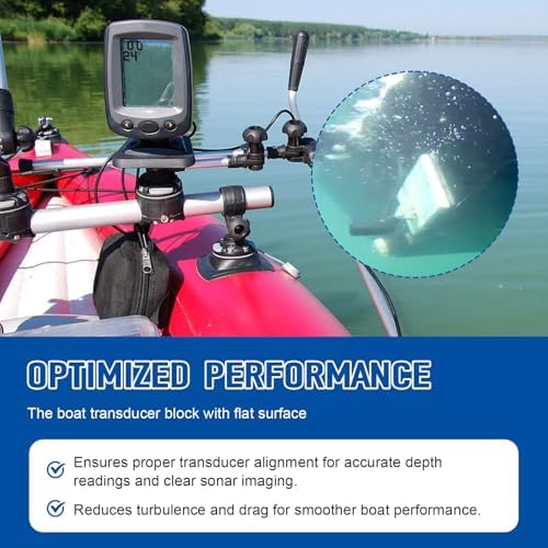 Boat Transducer Mounting Plate Transom Mounting Board for Fish Finders - Image 5