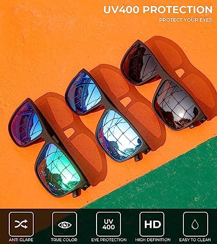KALIYADI Polarized Sunglasses for Men, Lightweight Sun Glasses with UV Protection for Driving Fishing Golf - Image 5