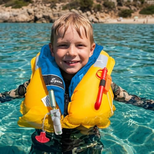 Automatic Inflatable Life Jacket, Preserver PFD for Kids,Life Vest for Kid,Supports Weight up to 160 pounds(YSH725) - Image 5