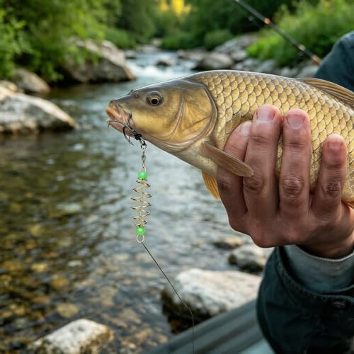 30PCS Fishing Bait Trap Cage Feeder Basket Holder Coarse Lure Feeder Carp Fishing Tackle Kit Bait Thrower, Fishing Feeder Bait Cage Lure Fish Accessories - Image 5