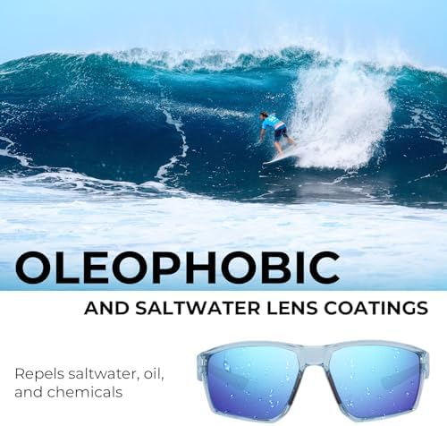 KastKing Osage Polarized Sport Sunglasses for Men and Women, Wrap Design - Image 3