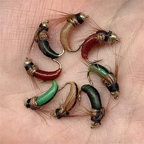 Fly Fishing Flies Kit Trout Steelhead Salmon Bass Flies Assortment 32Pcs-148pcs Include Dry Wet Flies Nymphs Streamers Maggot, Fly Lure Set - Image 5