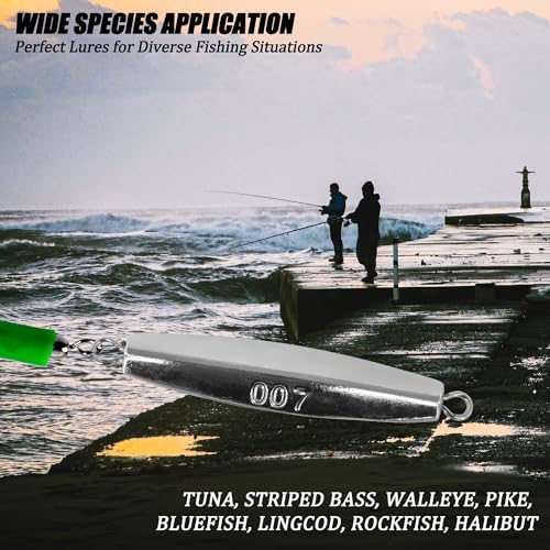 Diamond Jigs Saltwater Fishing Lures for Striped bass, Tuna - Image 5