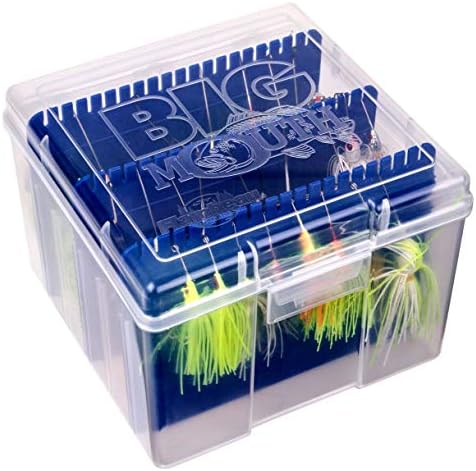 Flambeau Outdoors 00330 Medium Spinnerbait Box, Fishing Bait and Lure Organizer, Clear by FlambeauOutdoors
