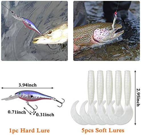 Saltwater Surf Fishing Tackle Kit, Surf Fishing Bait Rigs Bucktail Jig Saltwater Fishing Lures Pyramid Weights Wire Leaders Hooks Swivel Ocean Beach Fishing Gear Box - Image 3