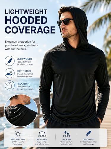 ZITY Men's Lightweight Pullover Hoodie UPF 50+ Fishing Shirts Sweatshirt - Image 4