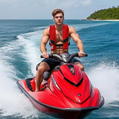 Inflatable Life Jackets for Adults Automatic Life Vests PFD Low Profile Load Capacity Up to 330lbs - Image 5