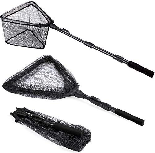 PLUSINNO Fishing Net Fish Floating Landing Net with Handle by PLUSINNO