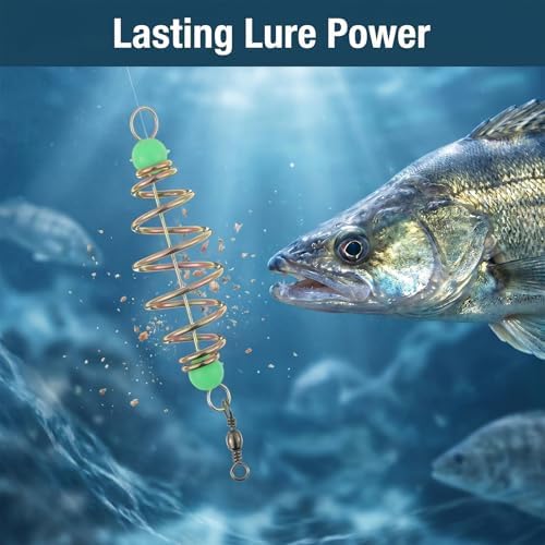 10Pcs Luminous Fishing Bait Traps, Portable Trap Cage Feeder - Image 5