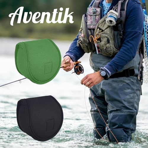 Aventik Neoprene Fly Fishing Reel Case Pouch Cover Fitting 5/6 7/8wt Fly Reel Storage (Black, 1-PACK 5/6) - Image 7