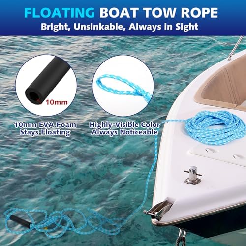 60FT 3-6K Boat Tow Rope for Tubing - Image 4