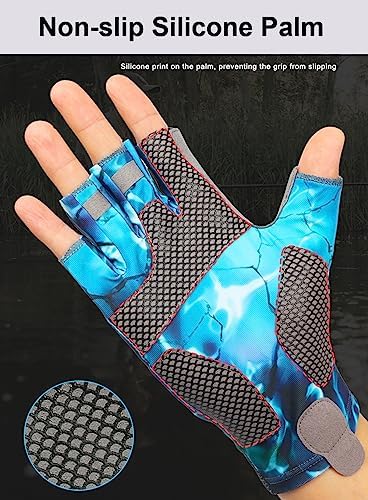 SUJAYU Fishing Gloves - Men & Women's UV Protection Sailing, Kayak, Paddling & Rowing Gloves - Image 3