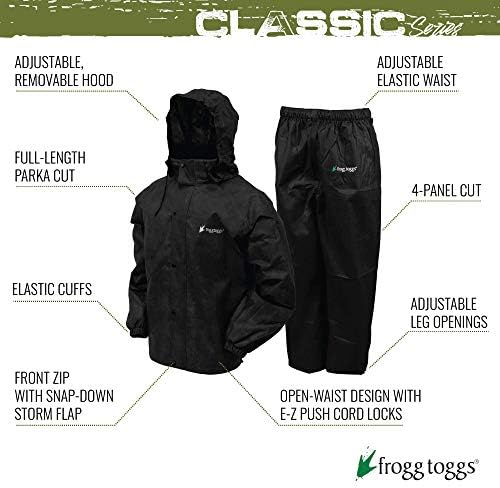 FROGG TOGGS Men's Classic All-Sport 3-Layer Waterproof Breathable Rain Suit - Image 2