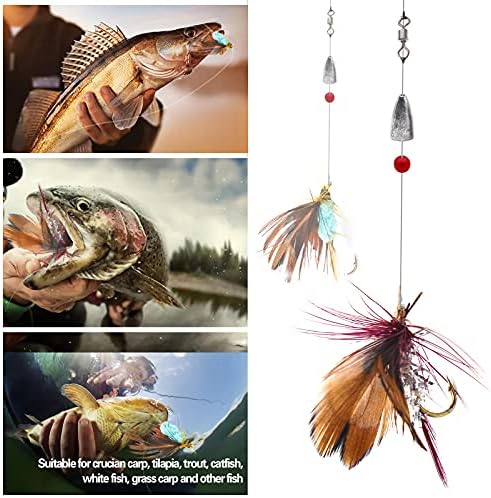 Fly Fishing Kit, Handcrafted Dry Wet Flies with Realistic Lure Design Ready - Image 7