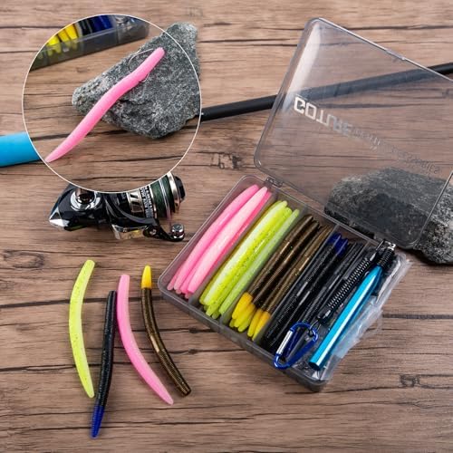 Goture Wacky Worm Fishing Lures Kit, Bass Fishing Wacky Rig Tool Kit - Image 5