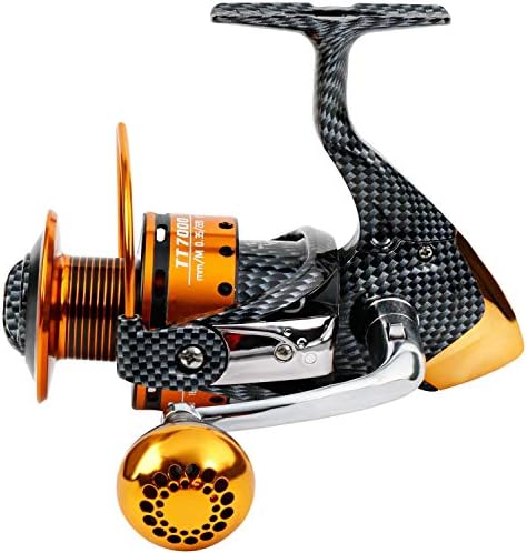 Burning Shark Fishing Reels- 12+1 BB, Light and Smooth Spinning Reels, Powerful Carbon Fiber Drag, Saltwater and Freshwater Fishing - Image 3