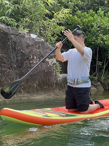 Manual Inflatable Belt Pack（with Reflective Sheet） Water Sports Waist Belt PFD for SUP Paddleboarding Kayaking Fishing Boating （fit 80-330 lbs） - Image 4