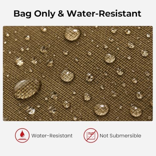 Piscifun Fishing Backpack, Rod Holders, Lightweight Sling Bag, Khaki - Image 7