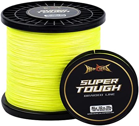 HERCULES Super Tough Braided Fishing Line, 4 lb - 160 lb Braid Lines by HERCULES