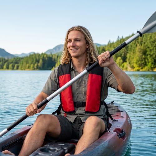 Manual Inflatable Life Jacket,Preserver PFD for Adults,Life Vest for Adults,Supports Weight up to 330 pounds - Image 4