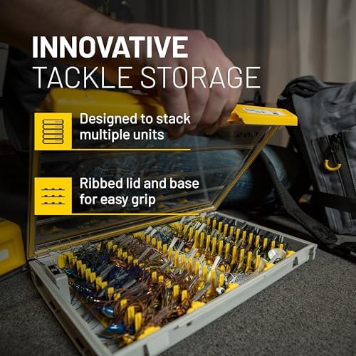 Plano EDGE Master Jig/Bladed Jig Box, Transparent/Yellow - Image 4