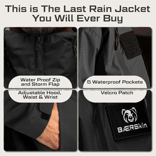 BÆRSkin Heavy-Storm Waterproof Rain Jacket 2.0 - Image 7