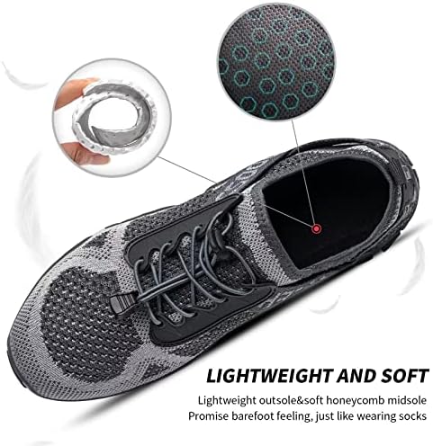 SOBASO Water Shoes Women Men Quick Drying Swim Beach Aqua Shoes for Water Sport Diving Hiking Sailing Travel - Image 4