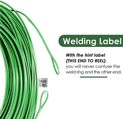 SF Fly Fishing Line Weight Forward Floating Fly Line for Fly Fishing 3wt 4wt 5wt 6wt 7wt 8wt 100FT Double Welded Loops - Image 2