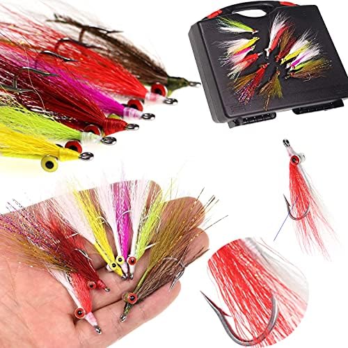 wifreo 24pcs Assorted Clouser Minnow Fishing Flies Tied on Stainless Steel Hook for Salt or Fresh Water Fly Fishing - Image 6