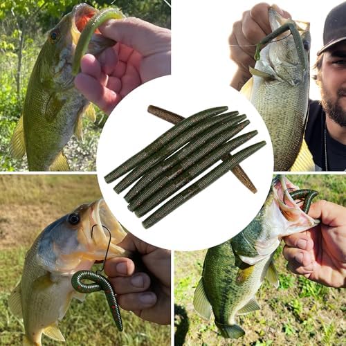 4"/5" Senko Worms Kit, Salt Impregnated Soft Plastic Lures - Image 6