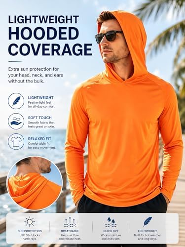 ZITY Men's Lightweight Pullover Hoodie UPF 50+ Fishing Shirts Sweatshirt - Image 4