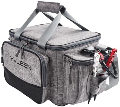 YVLEEN Fishing Tackle Box Bag - Outdoor Large Fishing Tackle Storage Bag - 100% Water-Resistant Polyester Material - Fishing Tackle Bags - Suitable for 3600 Tackle Box - Image 5