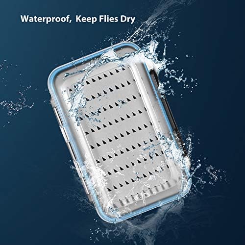 Gonex Fly Boxes for Fly Fishing files Jigs Waterproof Double Sided Fly Case - Image 2