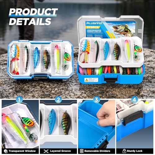 PLUSINNO Fishing Rod and Reel Combo Pole Gear Kit Telescopic Beginner - Image 4