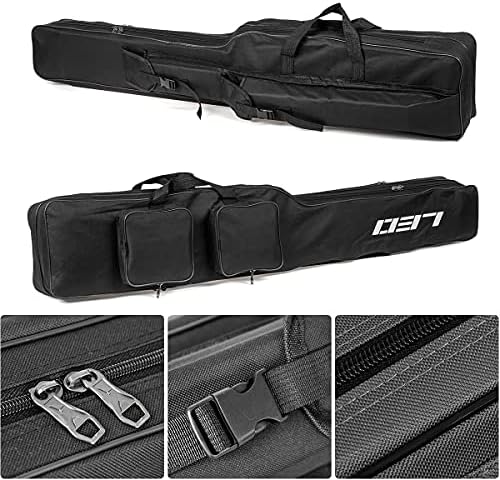 LEOFISHING Fishing Tackle Storage Bag - 130cm/4.27ft Portable Rod & Reel Organizer - Two Layer Durable Oxford Large Capacity Travel Fishing Cover Bag - 5 Colors - Image 3