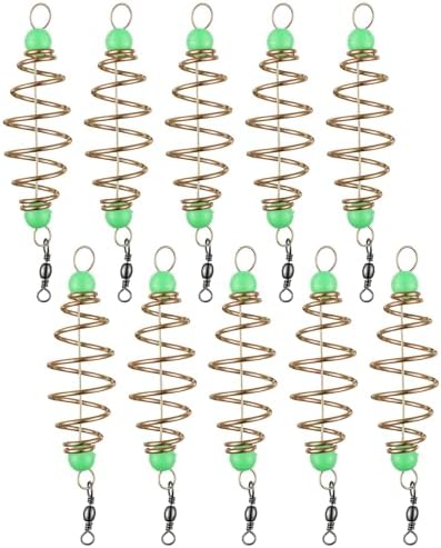 10Pcs Luminous Fishing Bait Traps, Portable Trap Cage Feeder by Unknown