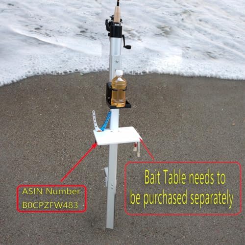 Brocraft Surf Rod Holder/Surf Spike Rod Holder with Cup Holder/Sand Spike Rod Holder/Sand Spikes for surf Fishing - Image 3