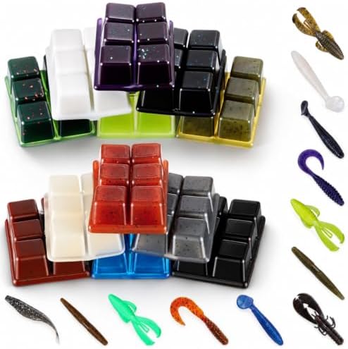 Thenshop Plastisol Fishing Lure Making Plastic Cubes by Thenshop