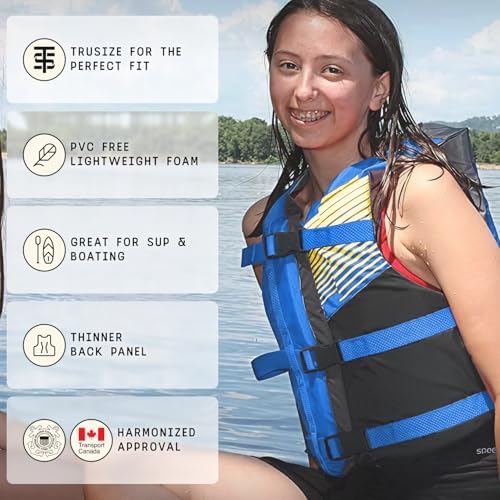 Stohlquist Fit Youth Life Jacket - Coast Guard Approved, High Mobility PFD, Buoyancy Foam, Fully Adjustable for Children Around 75-125 lbs - Image 4