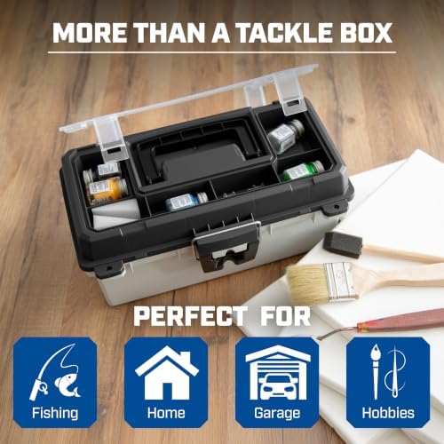Sheffield 12290 13" Made in USA Tackle Box w/Lift Out Tray & Deep Storage - Image 4