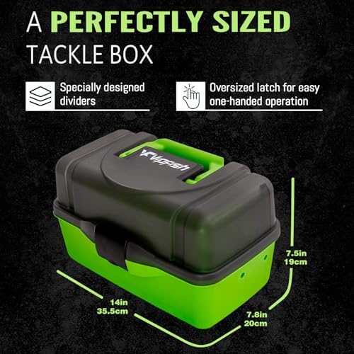 Fishing Tackle Box with Tackle Included Lures, 3-Layer Tackle Kit - Image 3