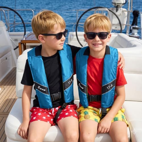 Automatic Inflatable Life Jacket, Preserver PFD for Kids,Life Vest for Kid,Supports Weight up to 160 pounds(YSH725) - Image 4