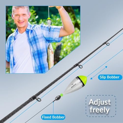 THKFISH Fishing Bobbers Slip Bobbers for Fishing Floats Bobbers for Fishing Balsa Bobbers for Steelhead Fish Float Rigs Freshwater Saltwater Floatage - Image 2